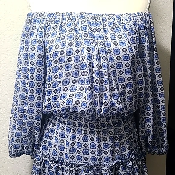 Misa Los AngelesZonia Off Shoulder Chiffon Mini Dress - Picture 3 of 7